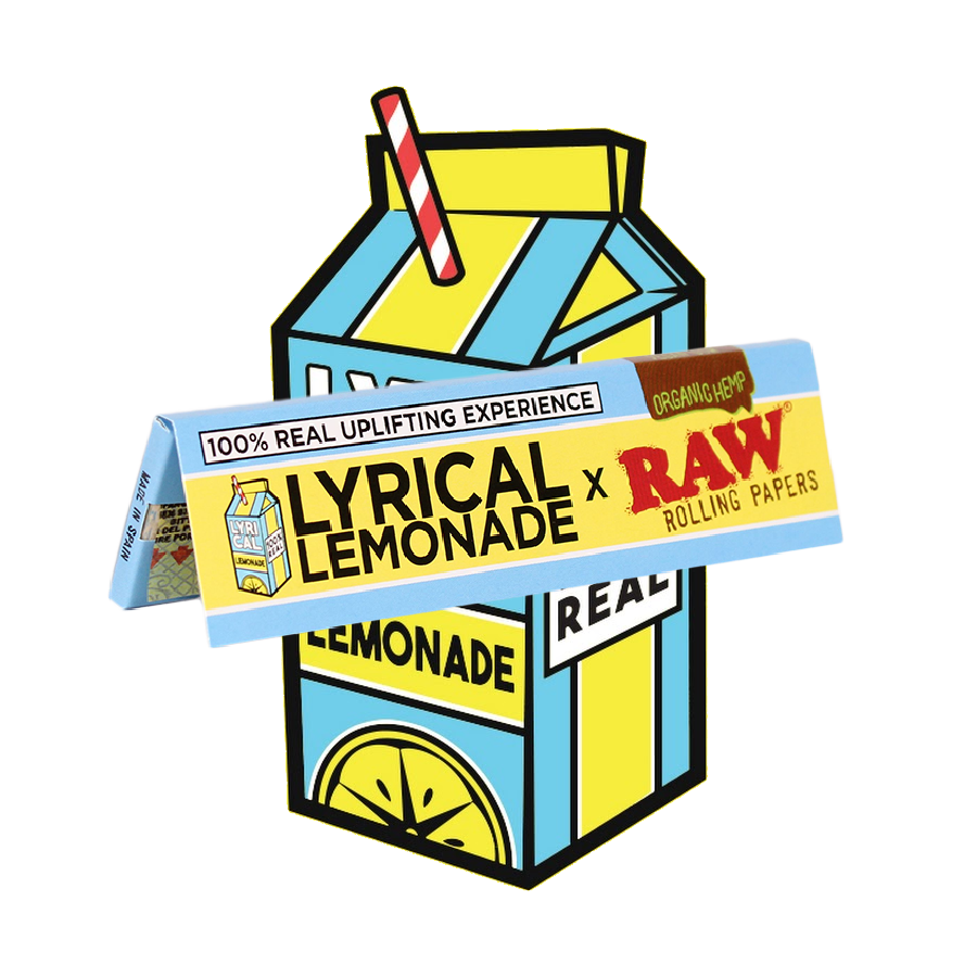 Limited edition Lyrical Lemonade x RAW Rizzla rolling papers – premium collab