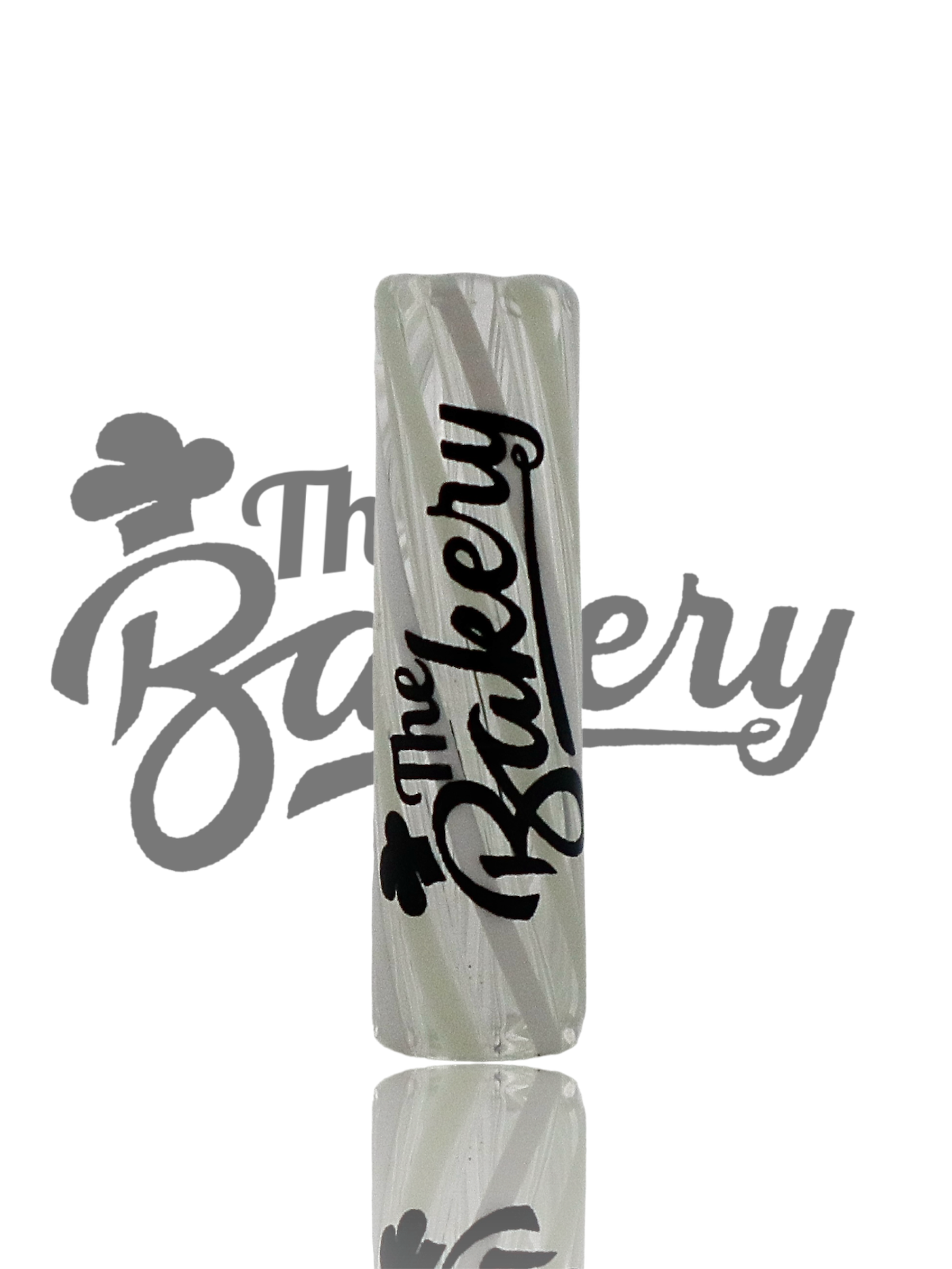 "Milky Way reusable glass filter tip by The Bakery – clean draw accessory"
