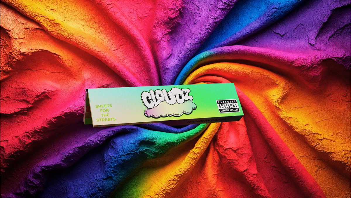 Cloudz Rainbow King Size Papers with Tips
