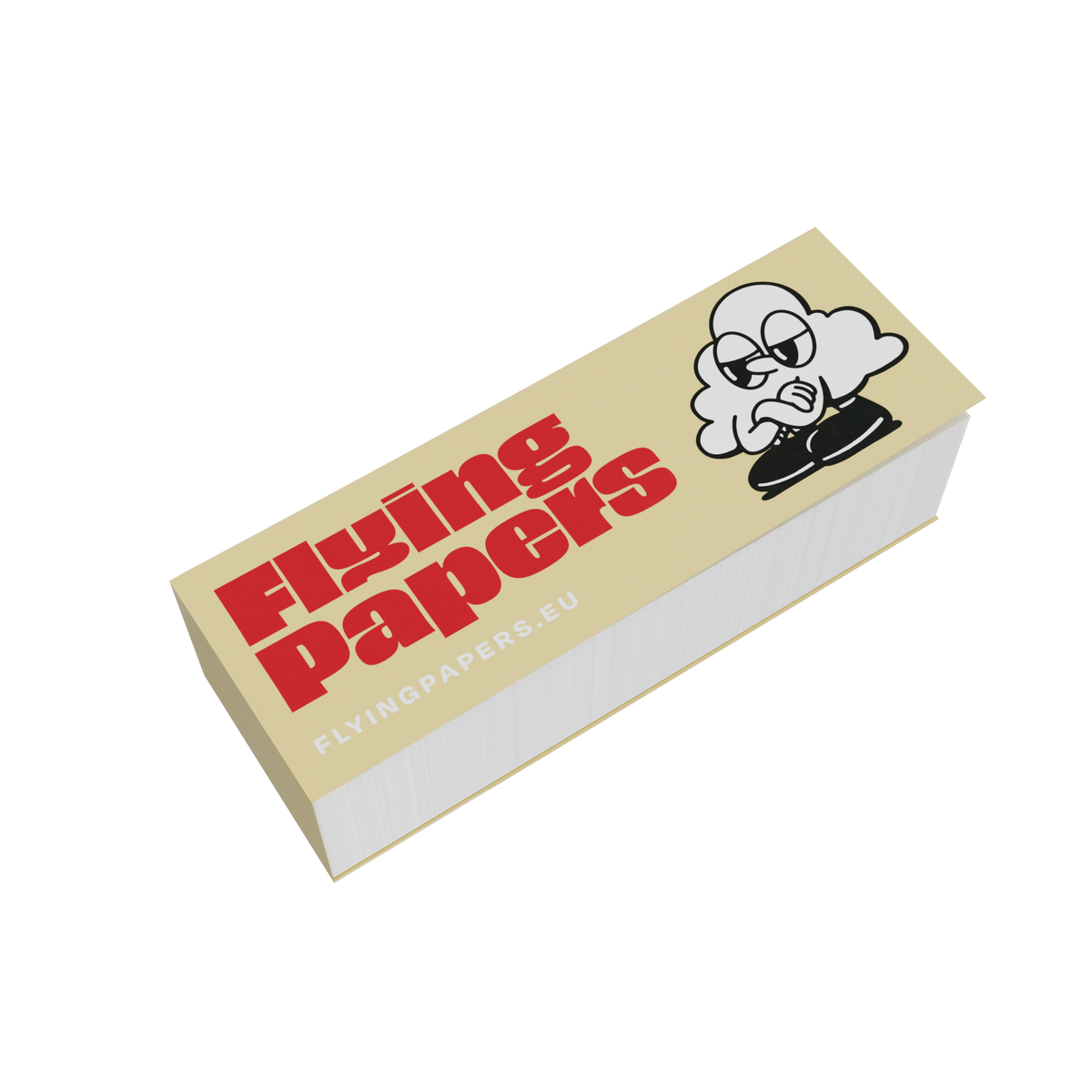 Flying Papers White Roach Tips – Perforated Cardboard Tip Booklet | 50 Natural Filter Tips