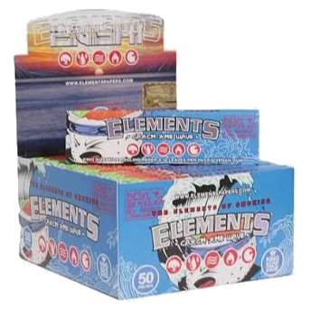 Elements x Zushi King Size rolling papers full display box