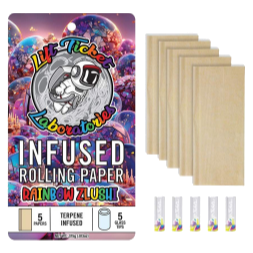 Lift Tickets Terpene-Infused Wraps – Rainbow Zlushi (5 Pack)